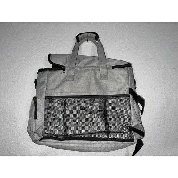 Modoker Overnight Travel Bag Gray Diaper Bag Weekender - Picture 2 of 6